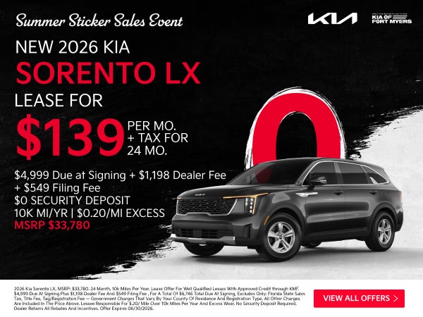 NEW 2026 KIA SORENTO LX